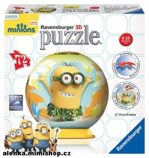 RAVENSBURGER 3D puzzle mimoňové > varianta II.