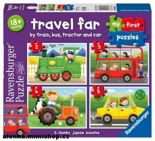RAVENSBURGER moje první puzzle > varianta daleká cesta
