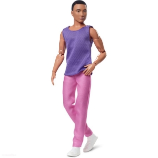 The Barbie Looks™ Ken® Doll > varianta Black Hair, Purple Top With Pink Pants