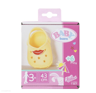 BABY born® gumové sandálky žluté