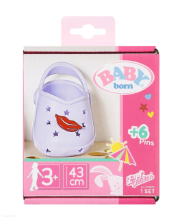 BABY born® gumové sandálky fialové