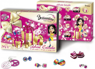Adventní kalendář BRILANTINA naušnice