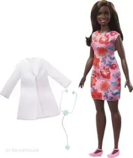 BARBIE první povolání > varianta lékařka mulatka