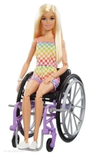 BARBIE modelka na invalidním vozíku