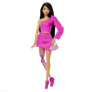 Mattel Barbie® DeLuxe modelka šaty s růží