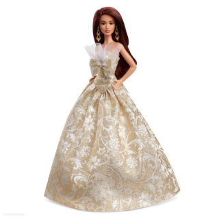 2025 Holiday Barbie™ Doll > varianta hnědovláska