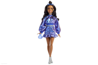 Mattel Barbie® DeLuxe modelka modré šaty