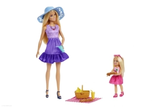 BARBIE MALIBU a CHELSEA na pikniku