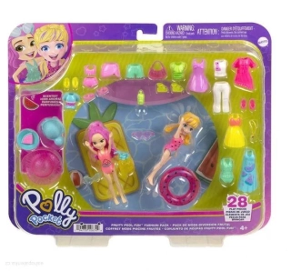 POLLY POCKET velká sada oblečků a doplňků I.