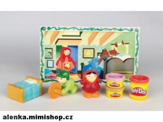 Play Doh hrací set pohádka > varianta červená karkulka