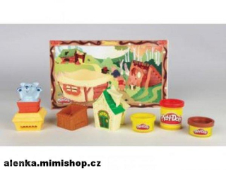 Play Doh hrací set pohádka > varianta o třech prasátkách