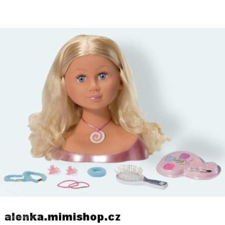 MY MODEL hlava k česání BLOND 23cm