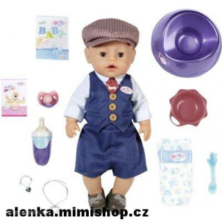 BABY BORN SOFT TOUCH > varianta chlapeček v elegantním oblečen