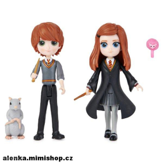 HARRY POTTER hrací sada > varianta RON a GINNY WEASLEY a Prašivka